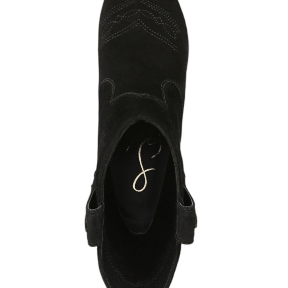Sam Edelman Black Heeled Boots - Picture 6 of 15